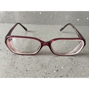 Alan J Eyeglasses Frames ONLY AJ 138 Col 30 Full Rim 52-16-135 Italy pink purpl